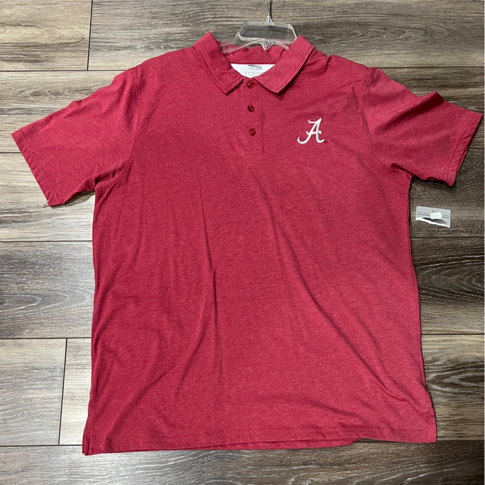 Stadium Athletics Crimson Alabama Polo Shirt